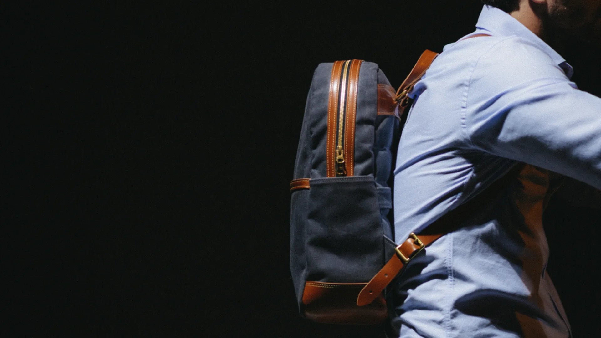 Waxed Canvas Backpacks Handcrafted Goods Cafe Leather