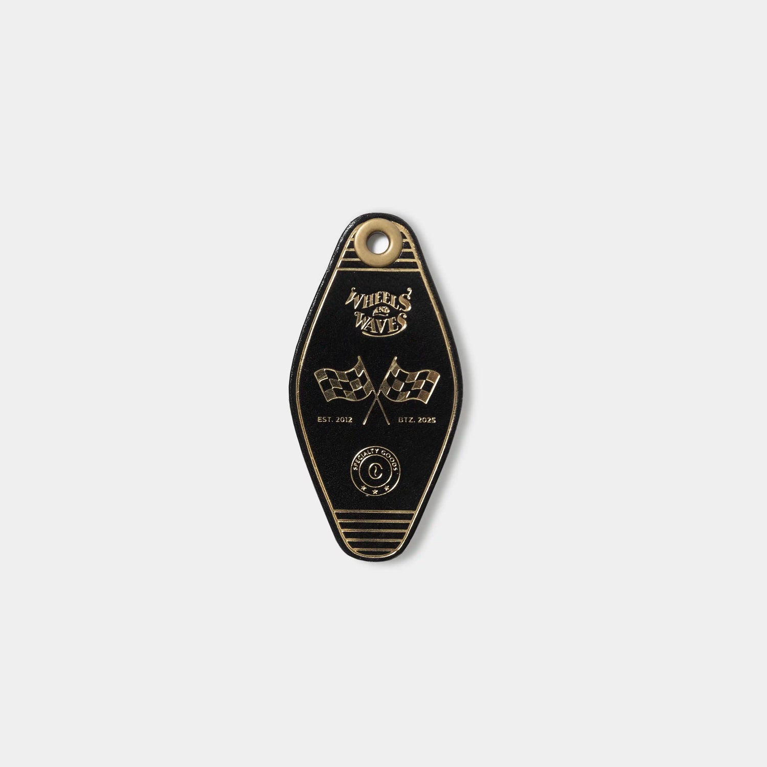Motel Keychain Wheels & Waves x Café in Black