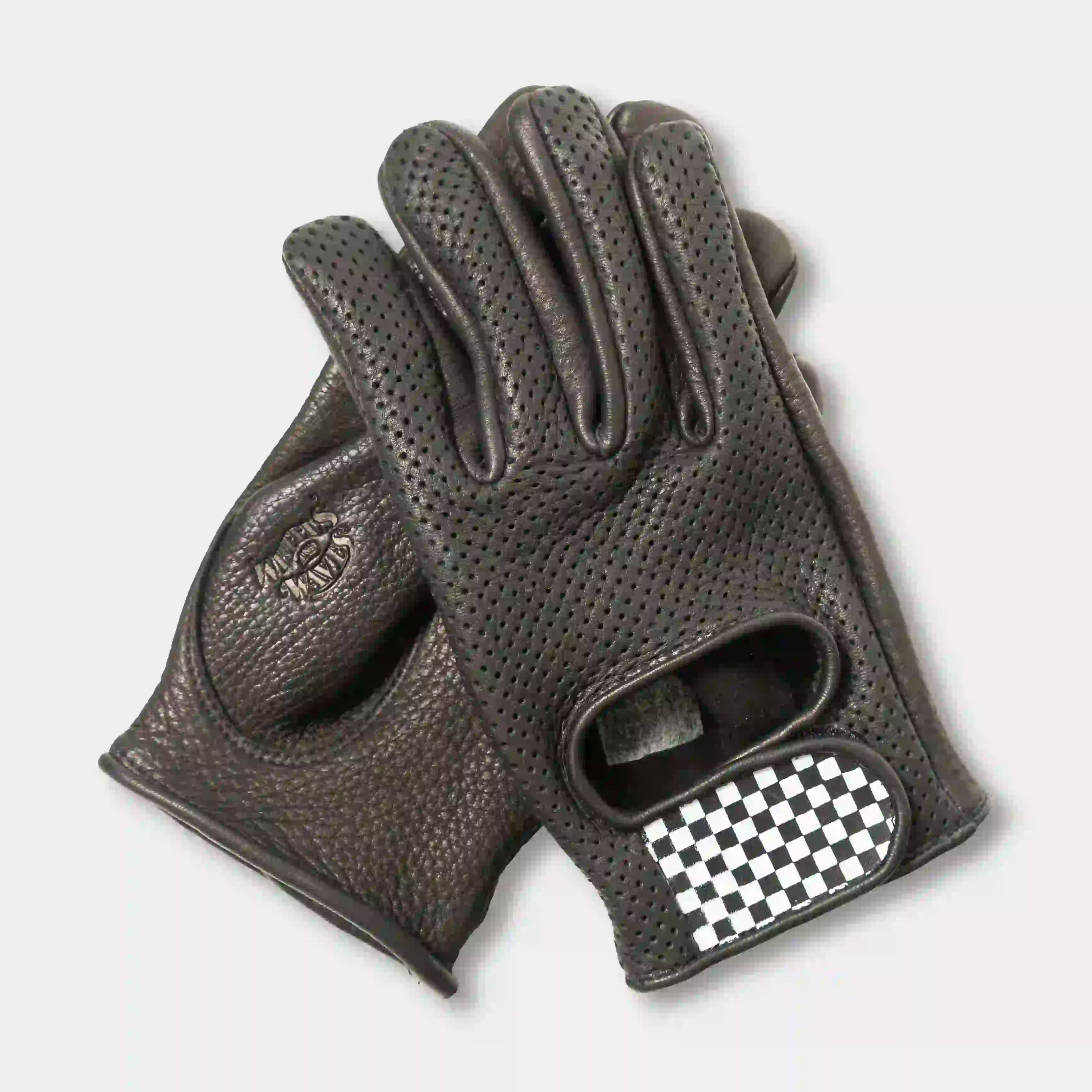 Dirt Gloves Wheels & Waves x Café in Black