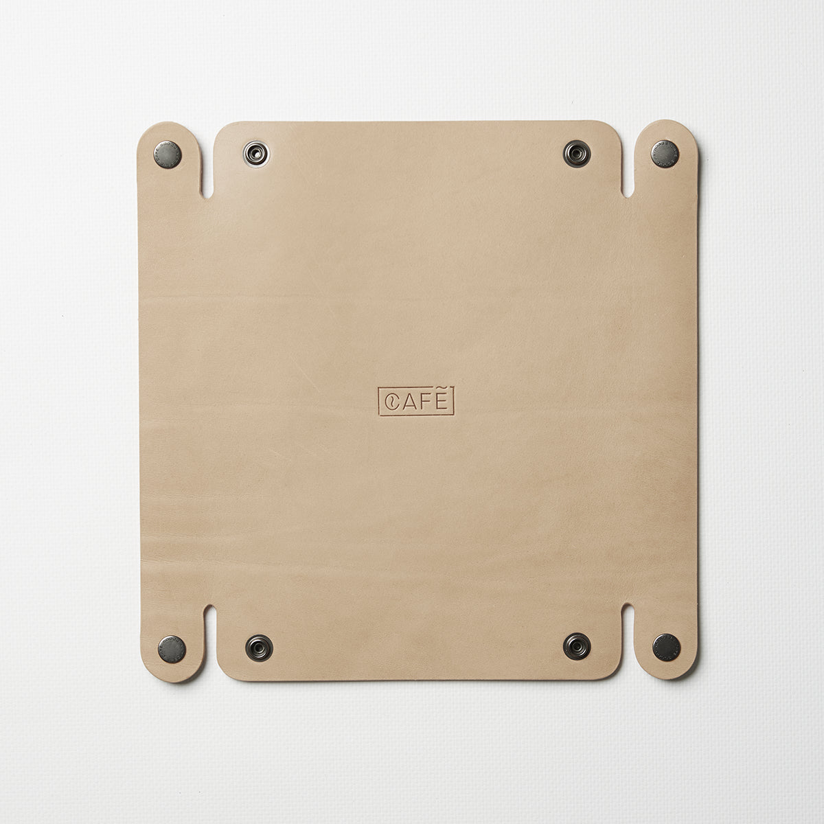 Leather Valet Tray in Natural