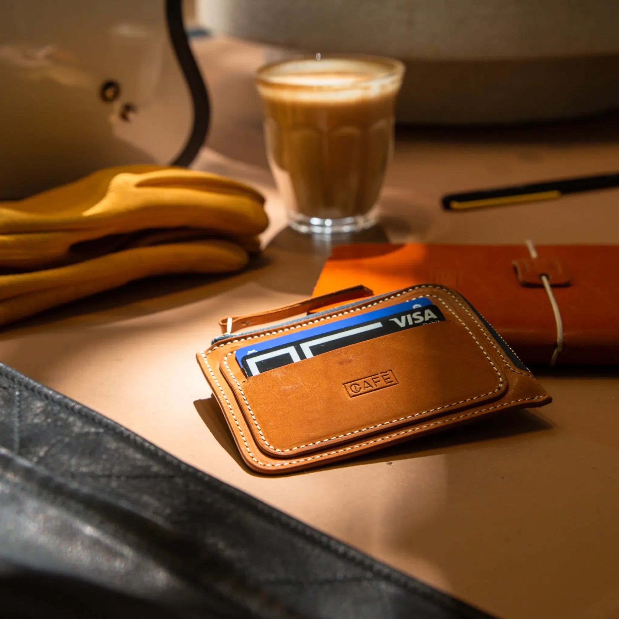 Leather Zip Wallet