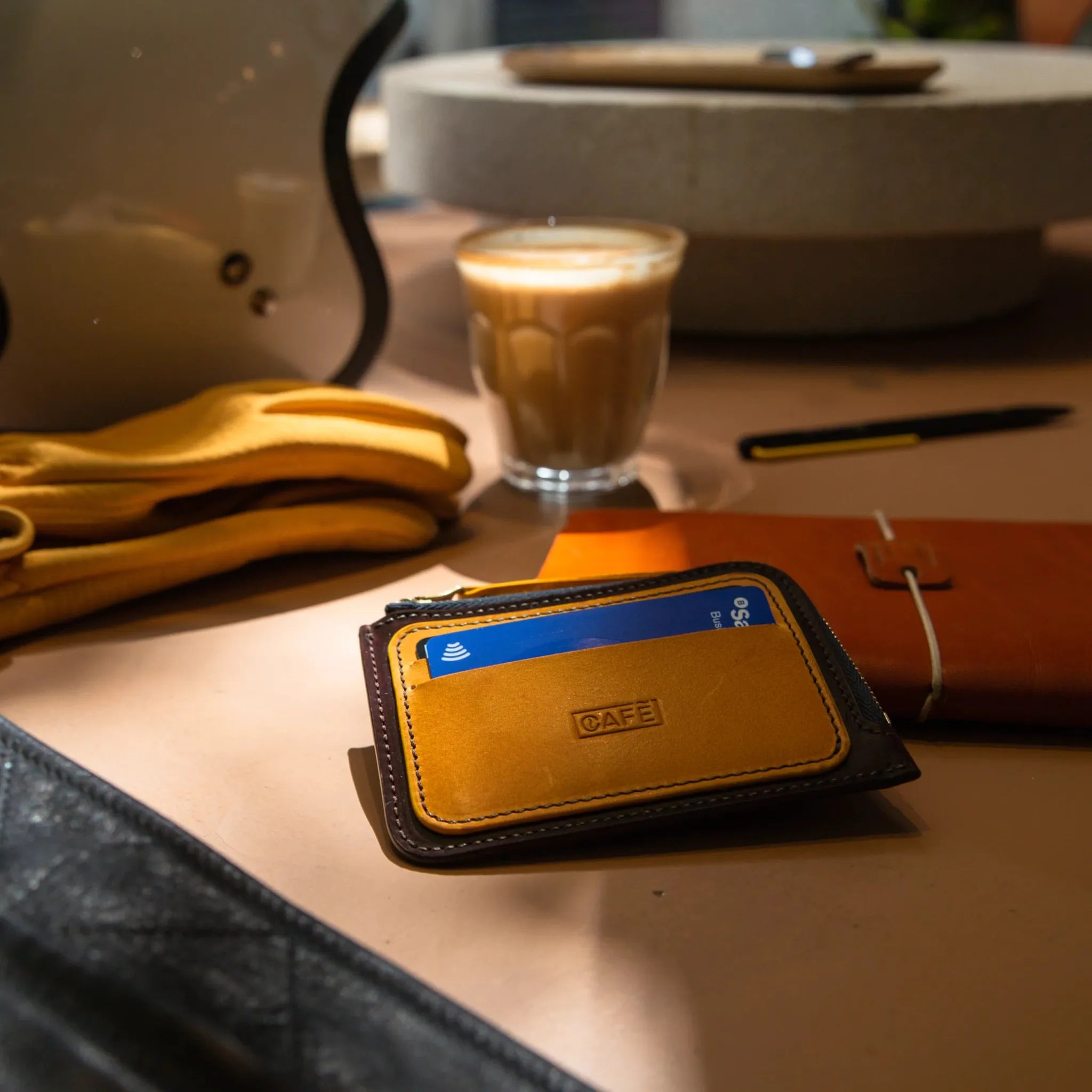 Leather Zip Wallet