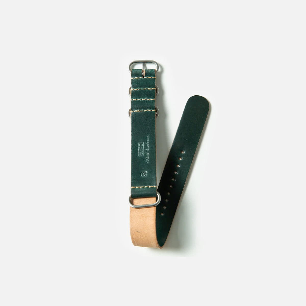 Cordovan NATO Strap in Forest