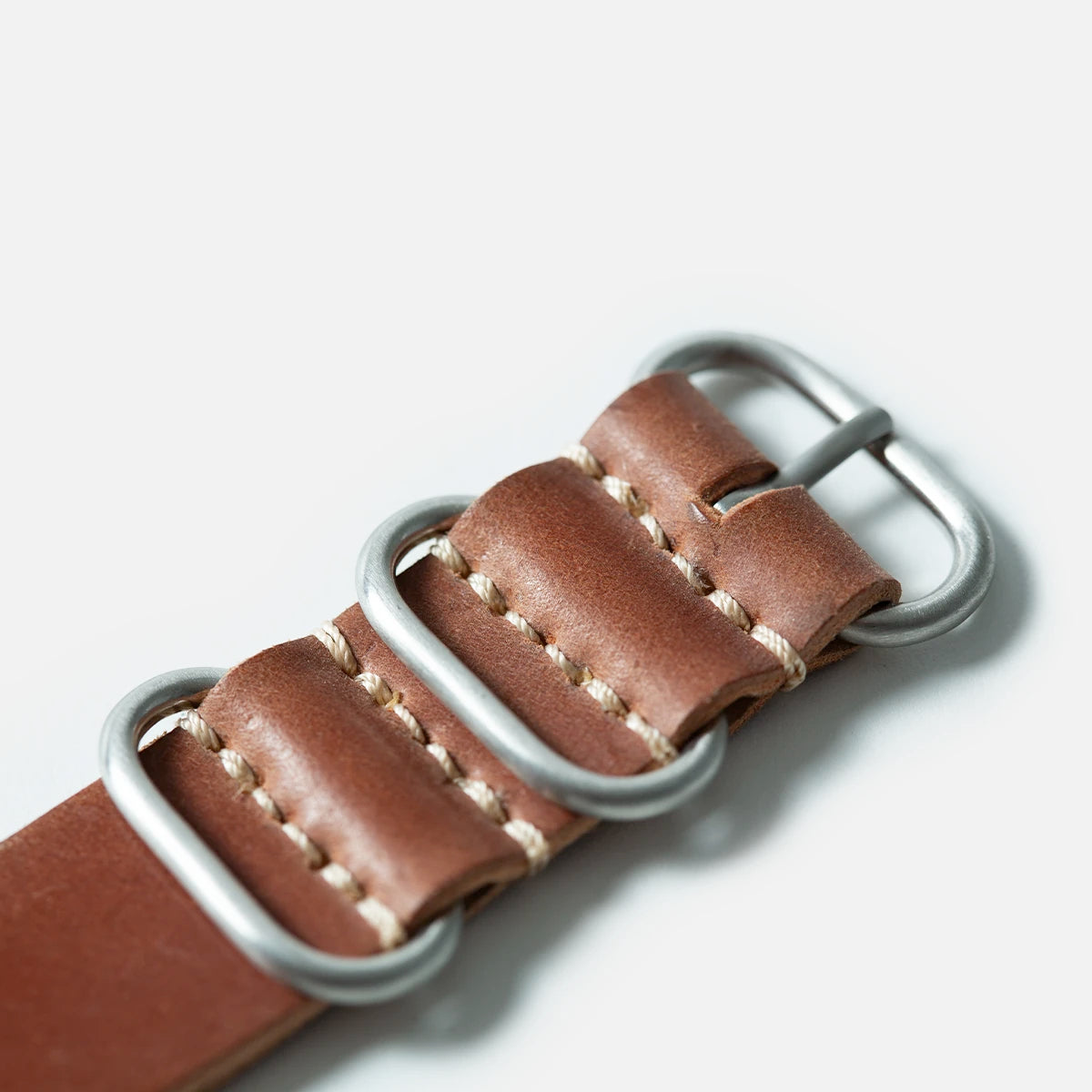 Cordovan NATO Strap in Natural