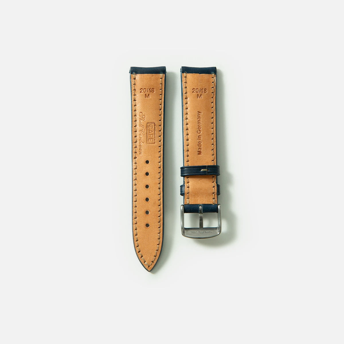 Cordovan Strap Padded in Ocean