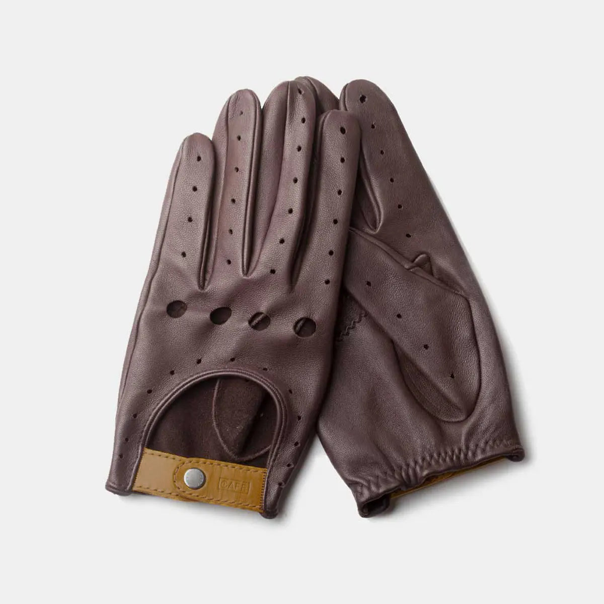 Triton Driving Gloves in Black Coffee