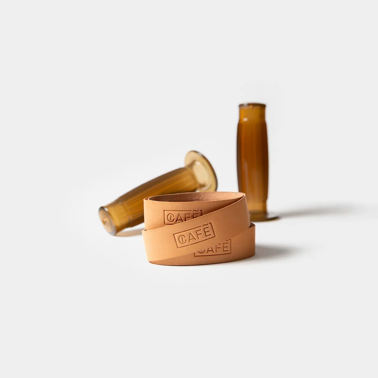 Motorcycle Leather Grips in Natural