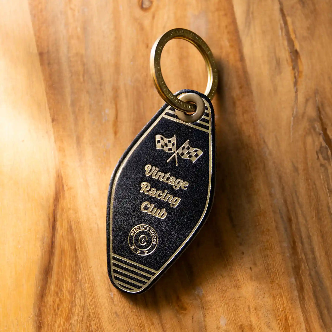Motel Keychain Vintage Racing Club in Black