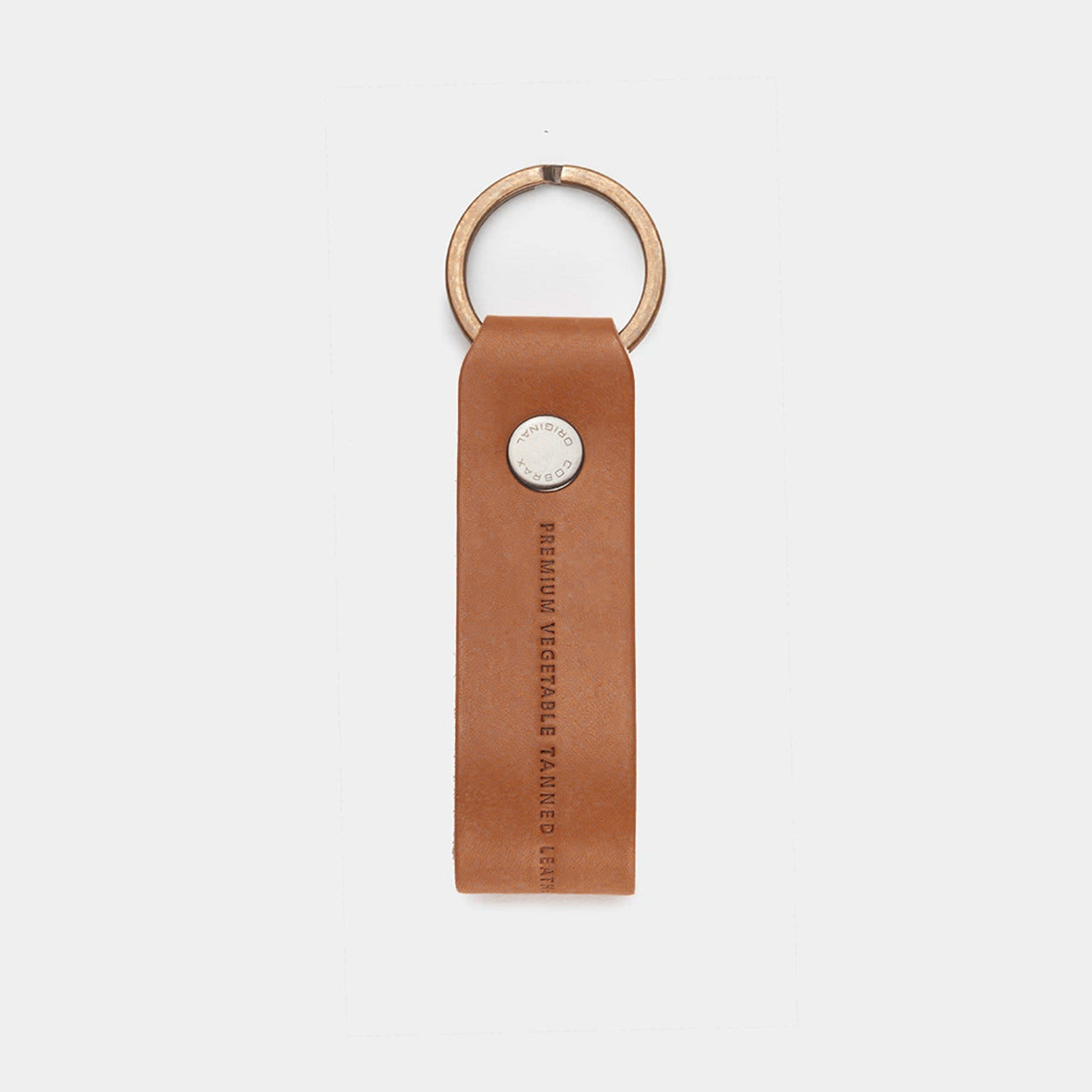 Leather Keychain - Roasted