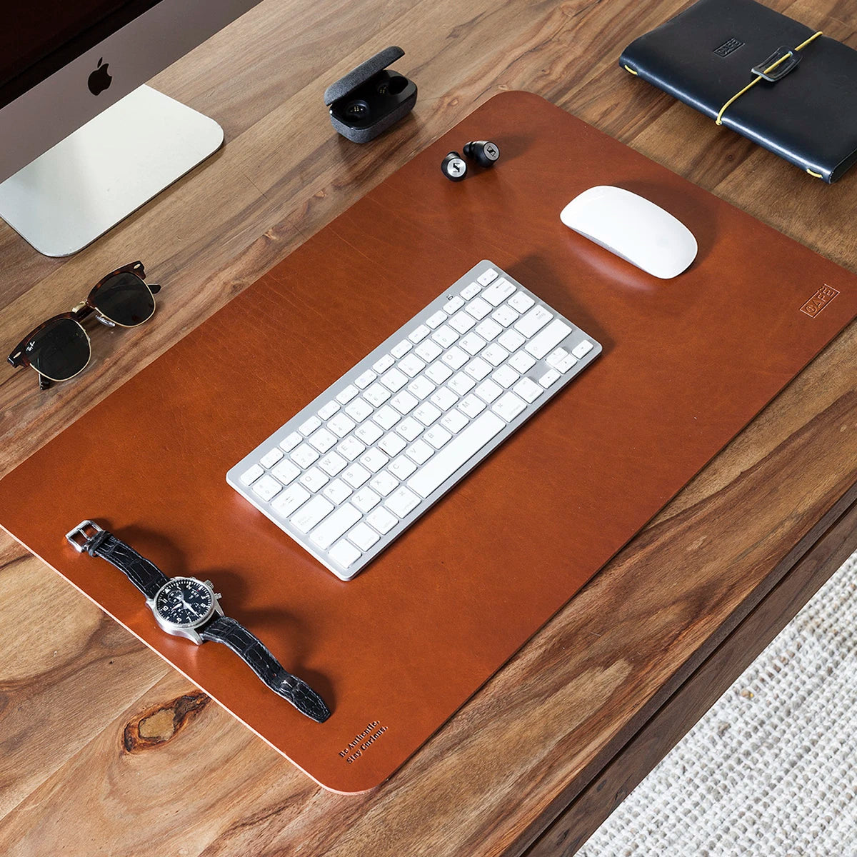 leather deskpad roasted