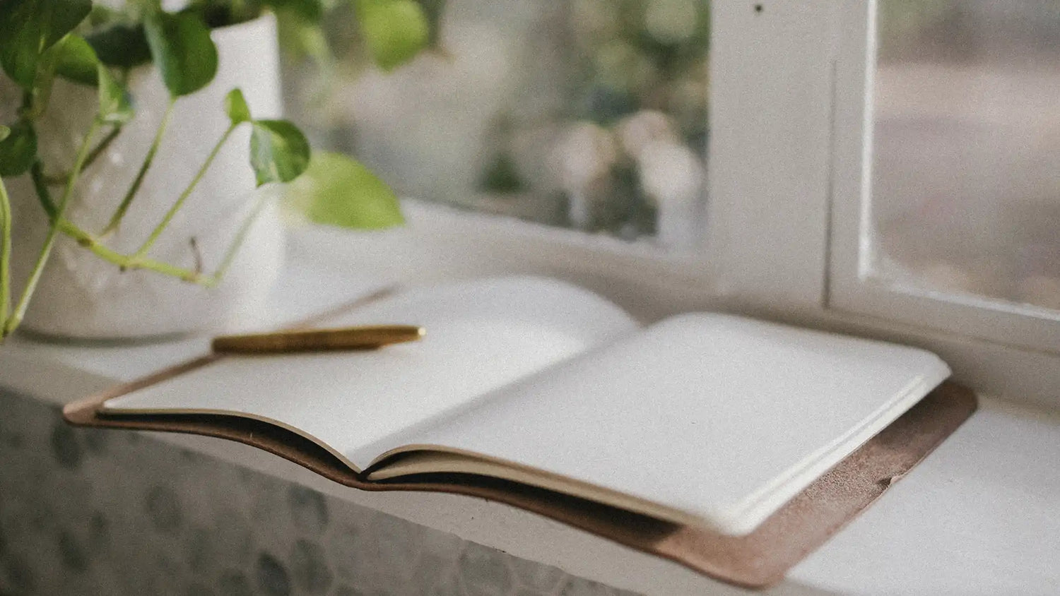 leather travel notebook