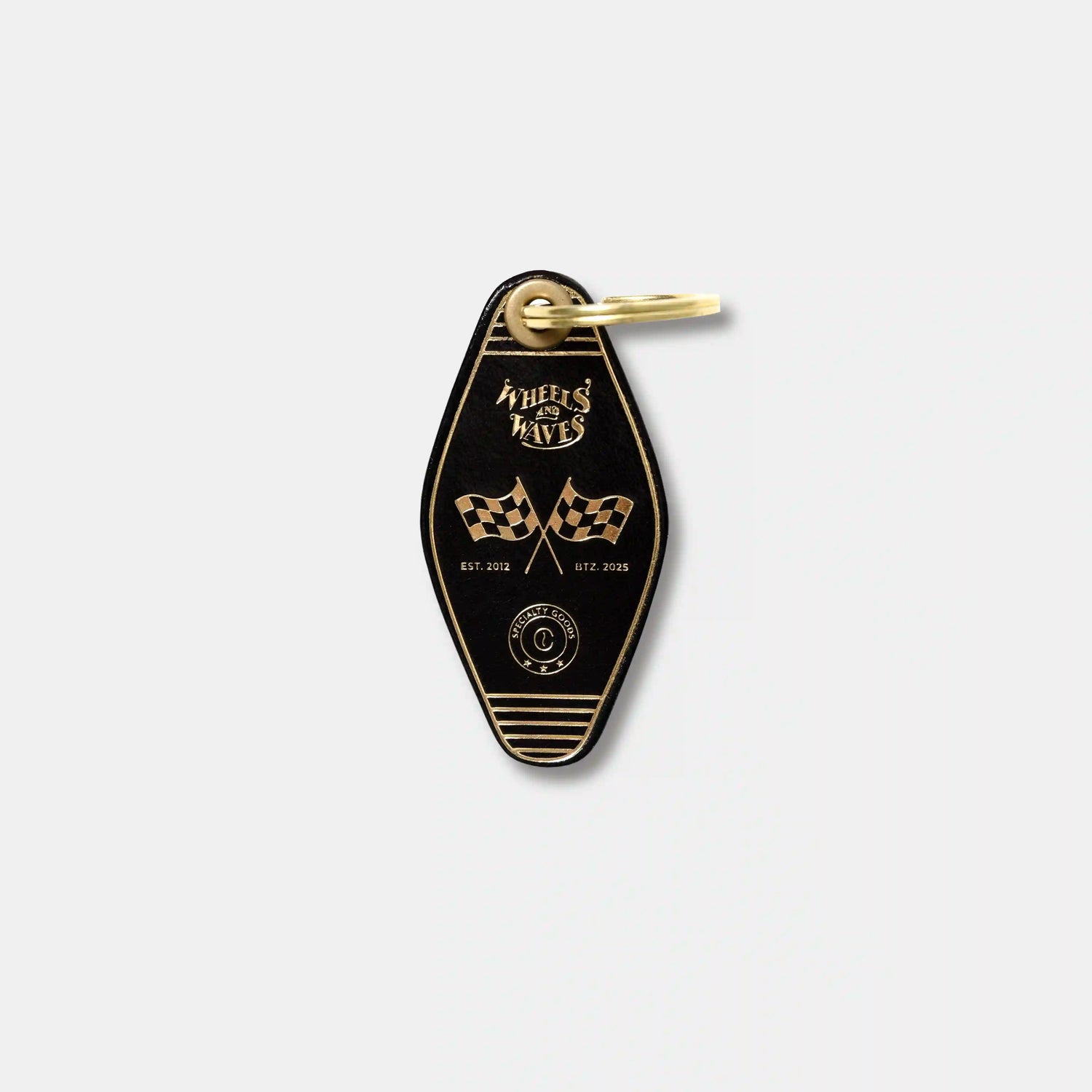 Motel Keychain Wheels & Waves x Café in Black