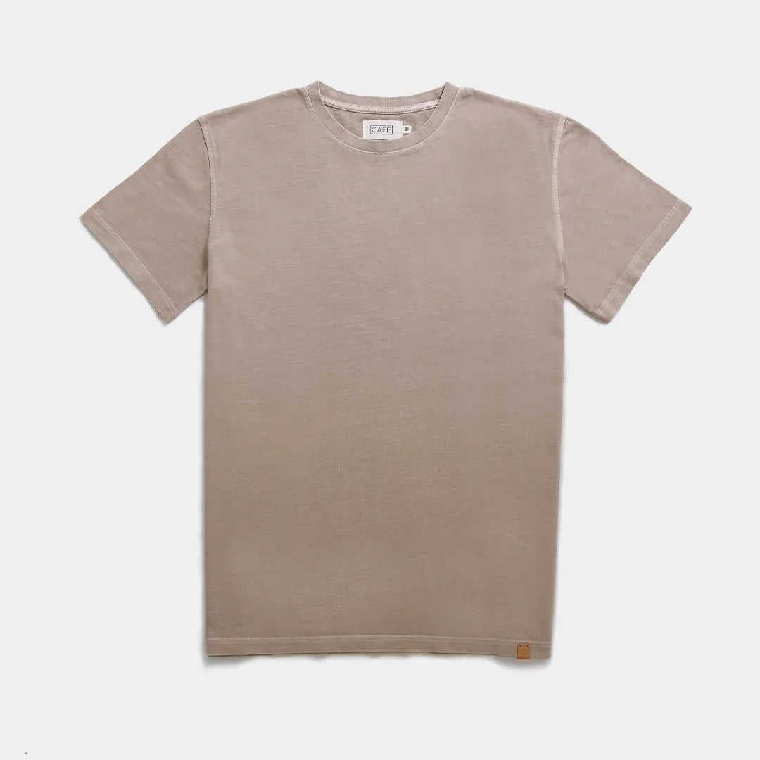 Organic Cotton Tee Light Brown