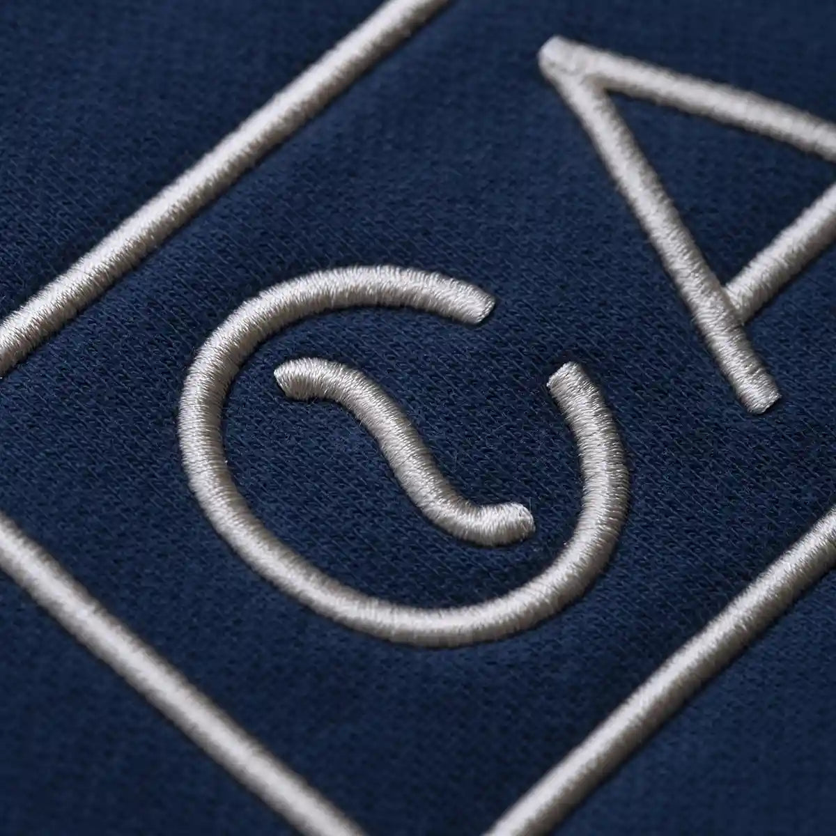 organic logo sweater navy