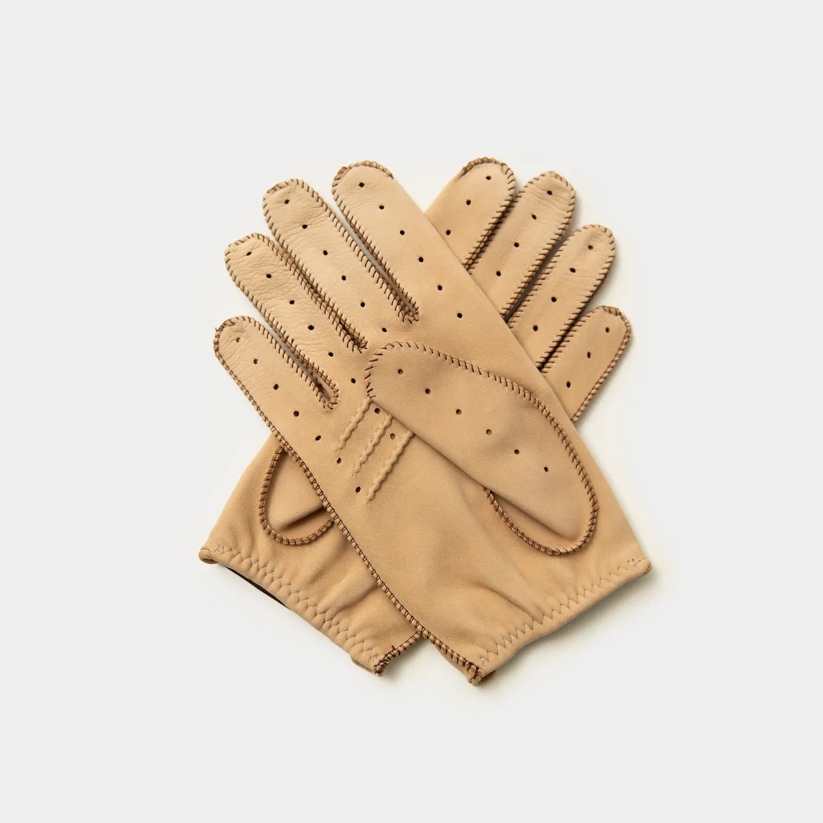 Driving Gloves in Sand Suede