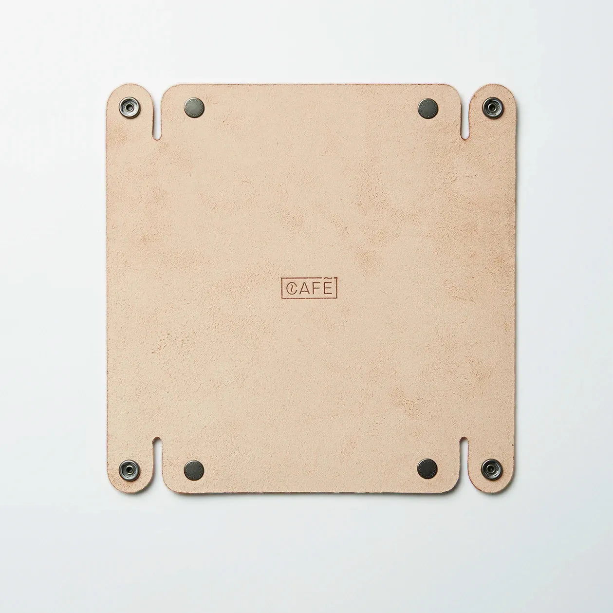 Leather Valet Tray in Natural