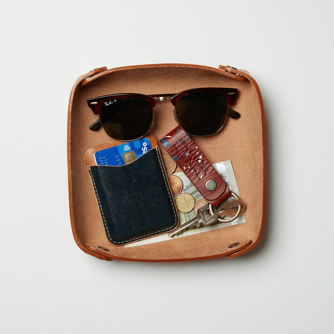 Vacíabolsillos de Piel Roasted