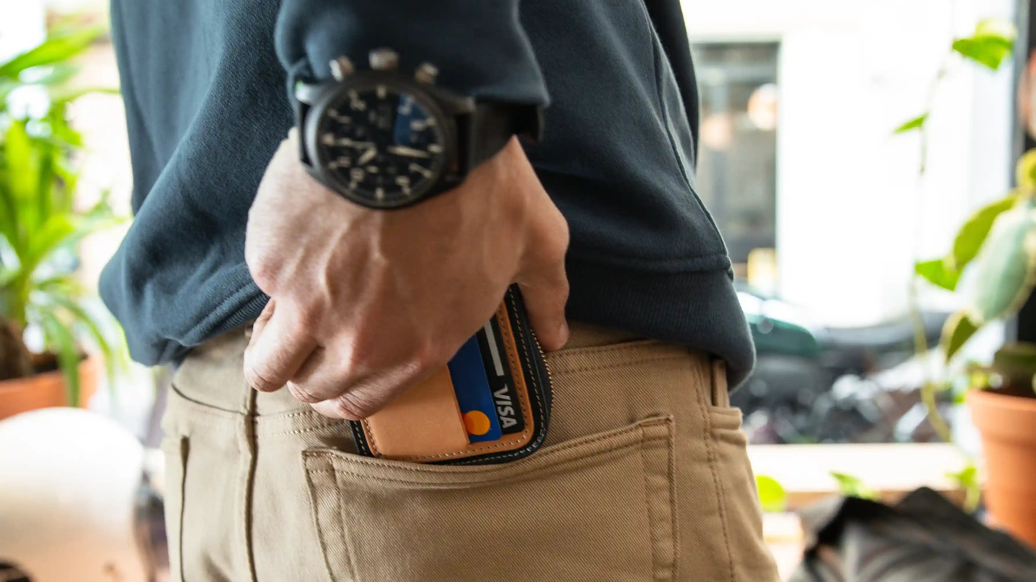 Leather Zip Wallet