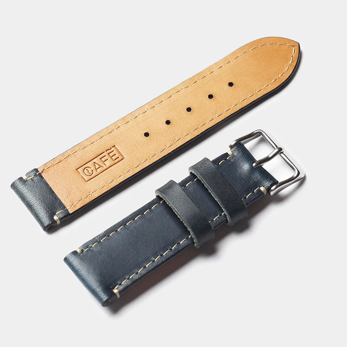 leather watch strap ocean side