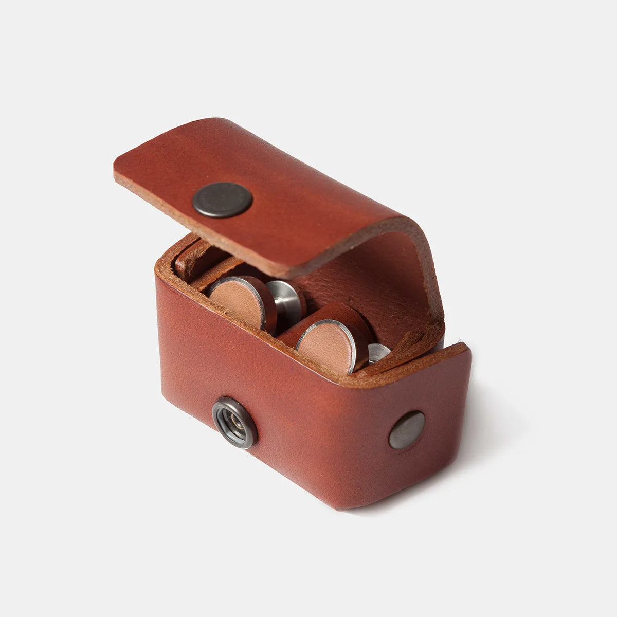 Leather Cufflinks - Natural