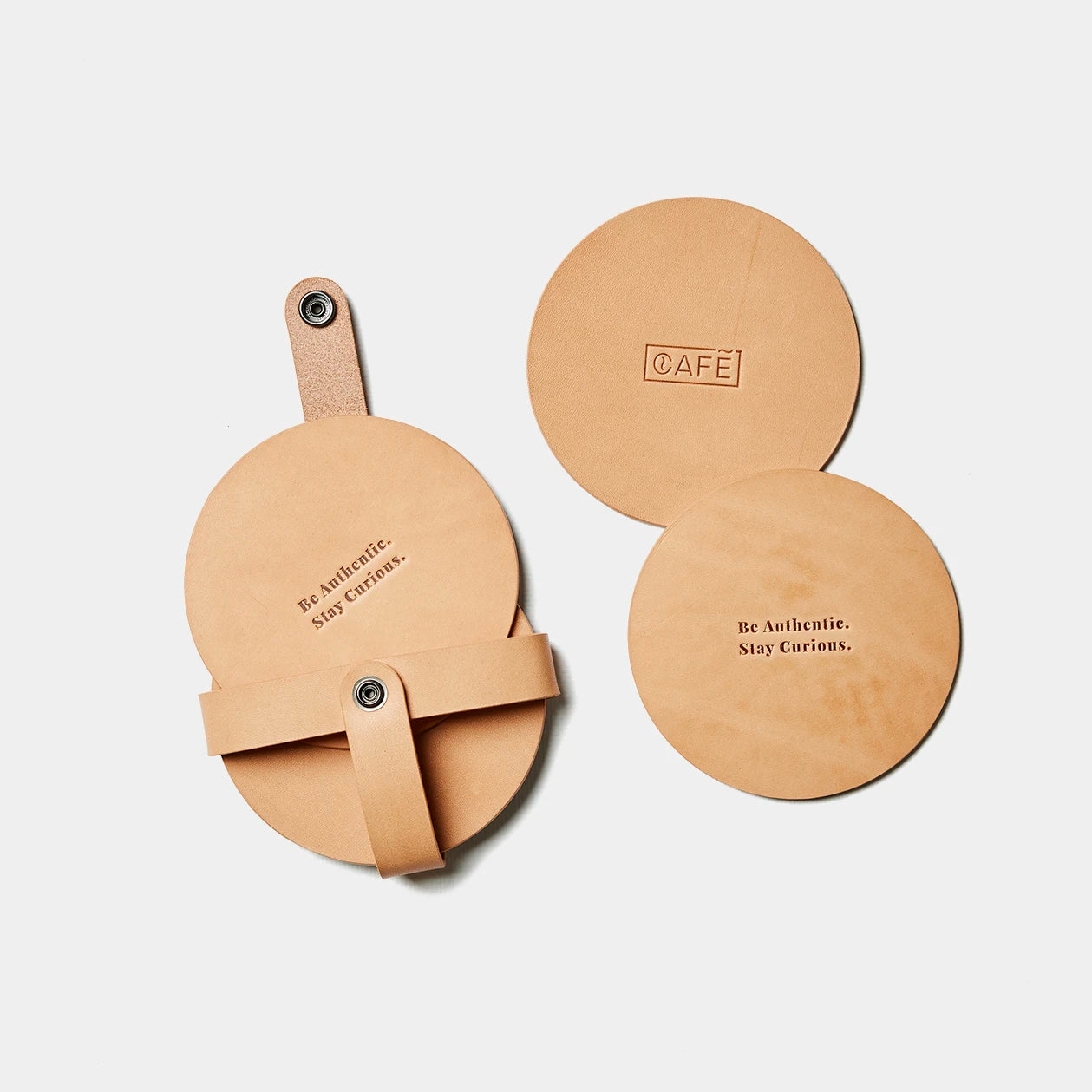 The Coasters Set x4 in Natural