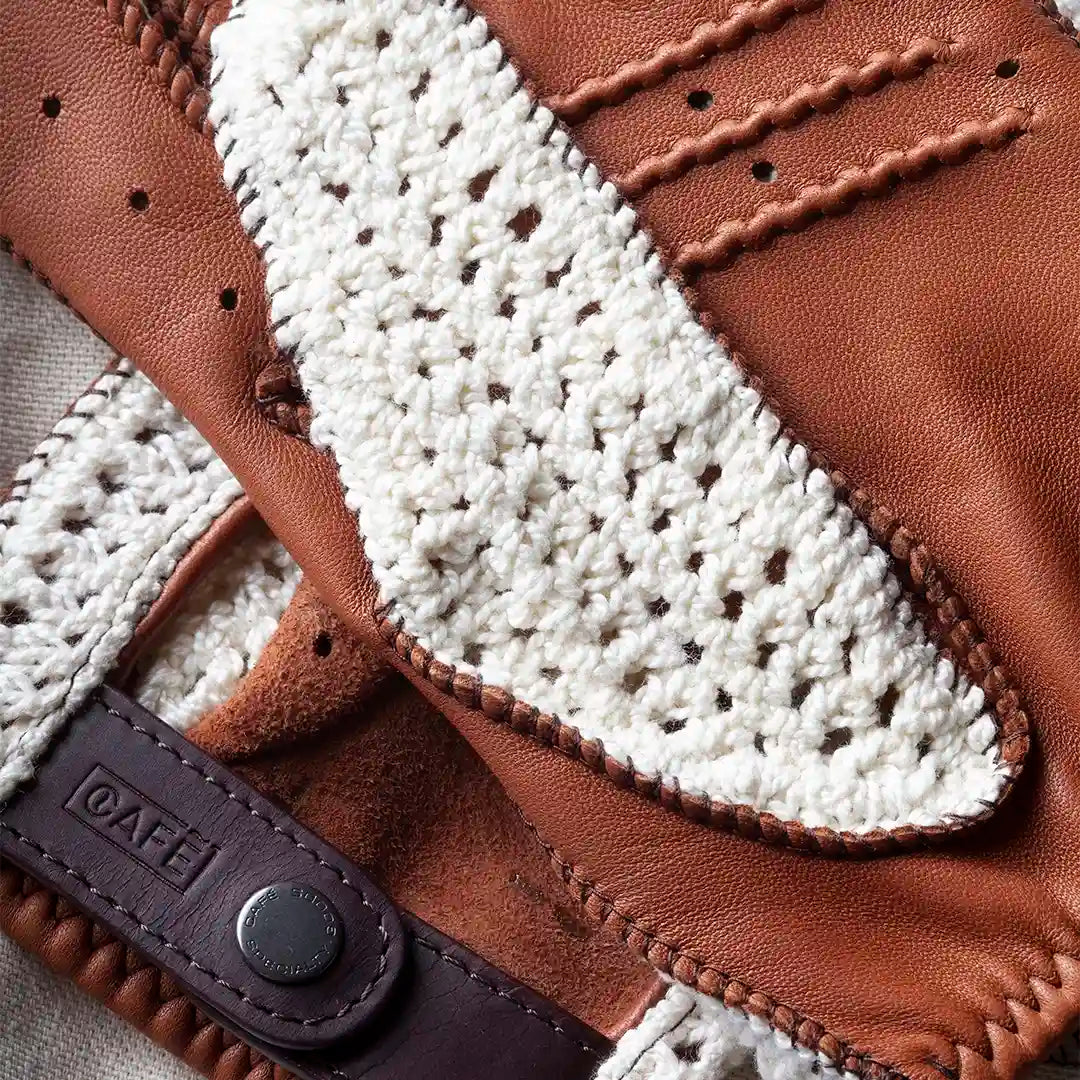 crochet driving gloves