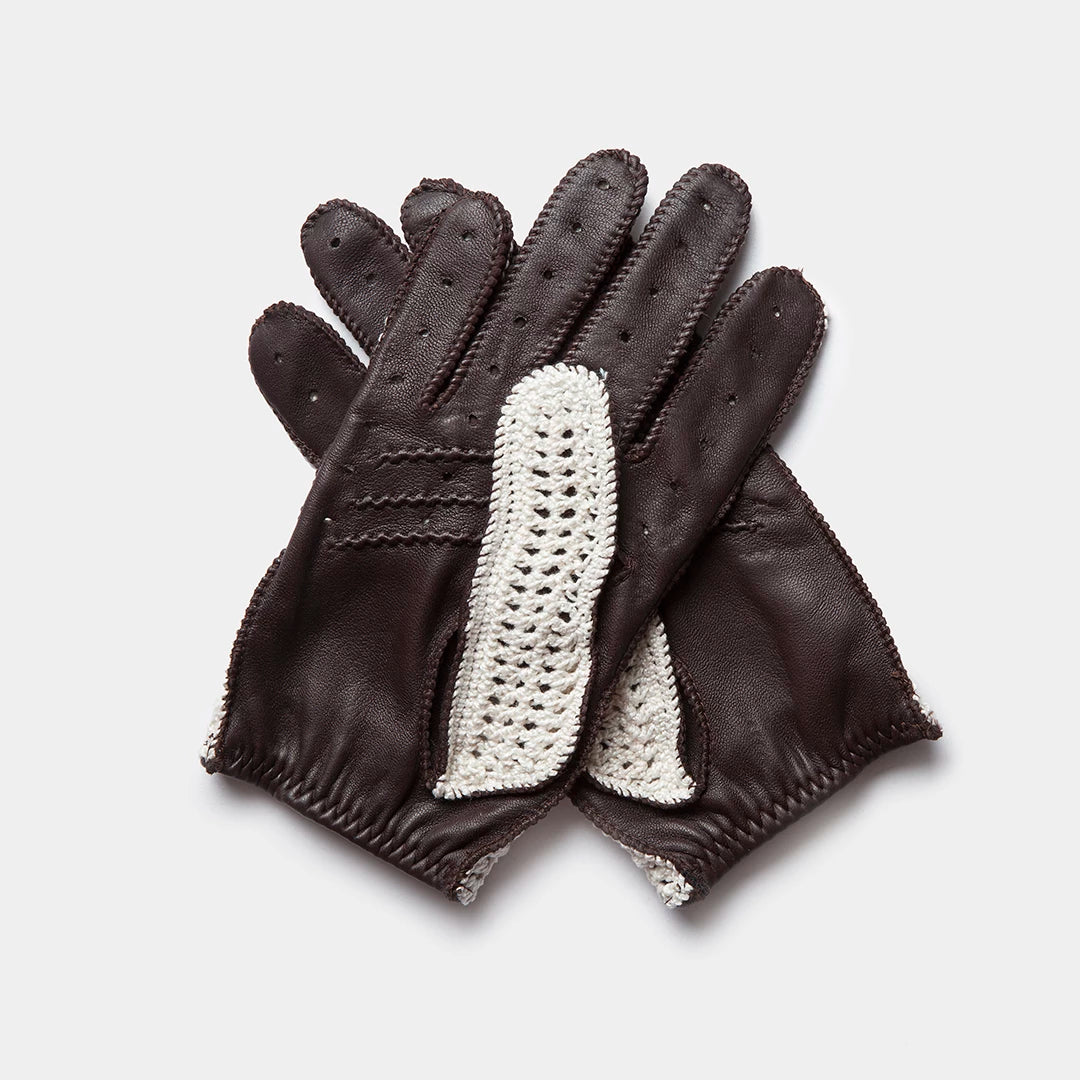 crochet driving gloves