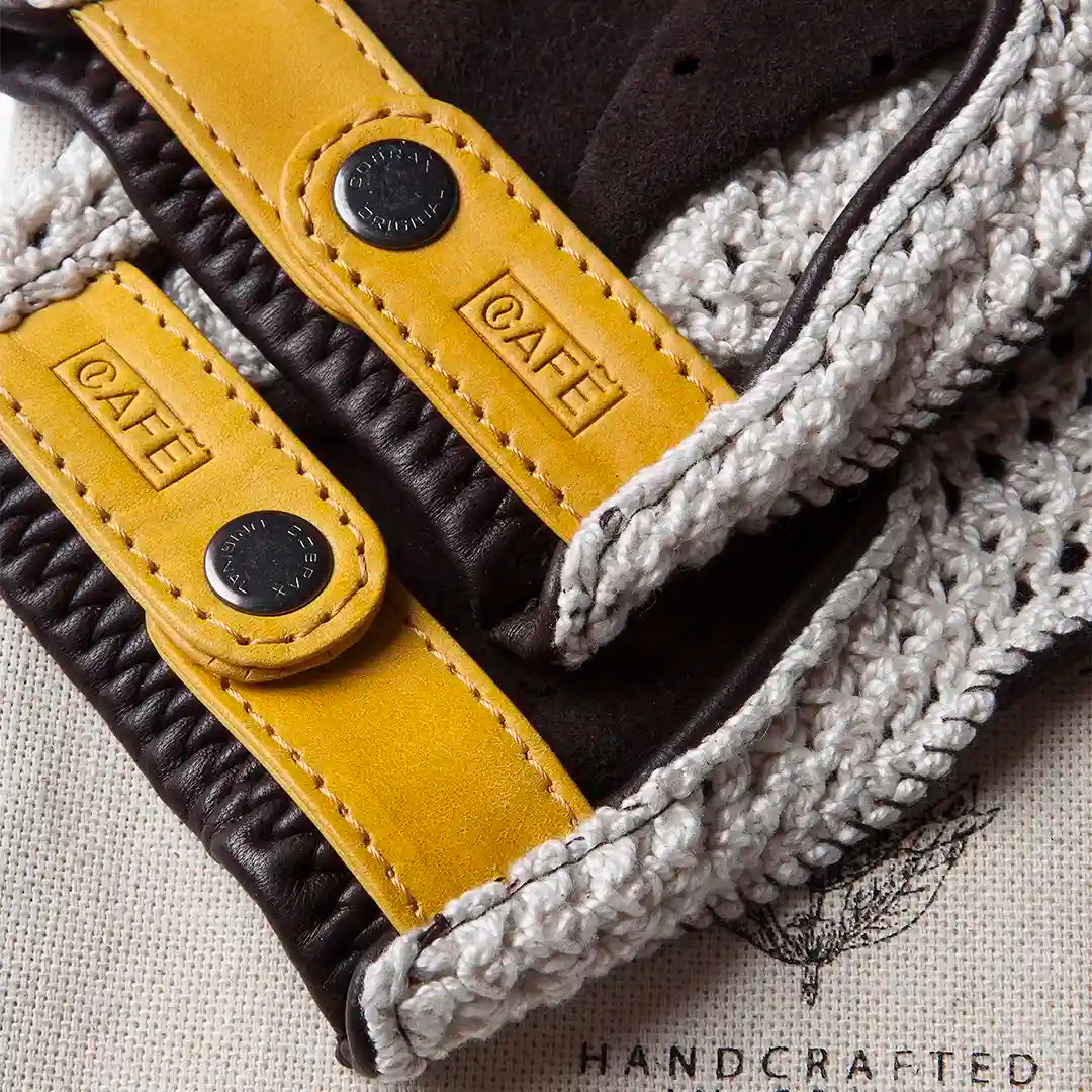 crochet driving gloves