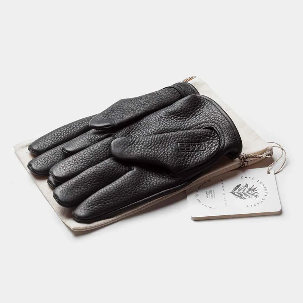 Deerskin Gloves in Black