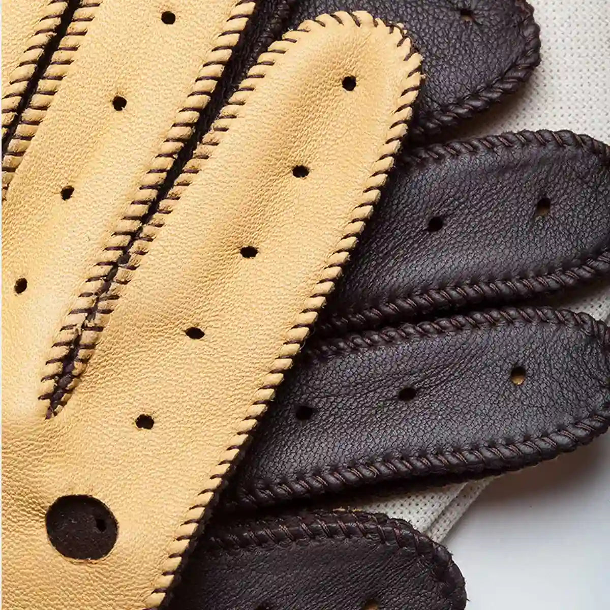 driving gloves yellow black back