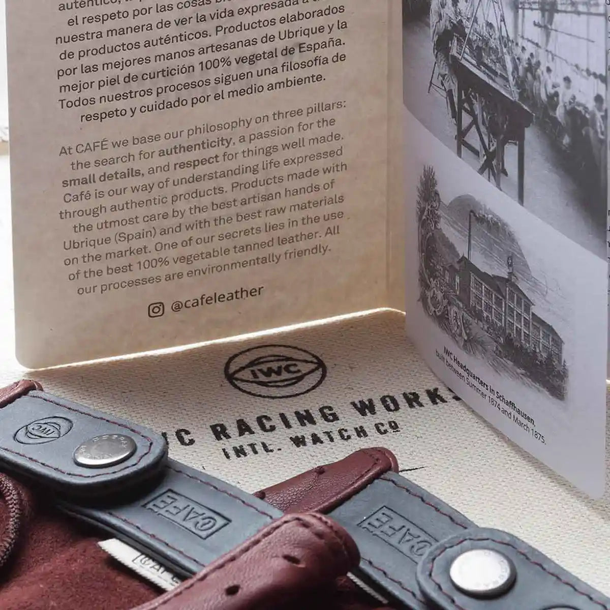iwc driving gloves red