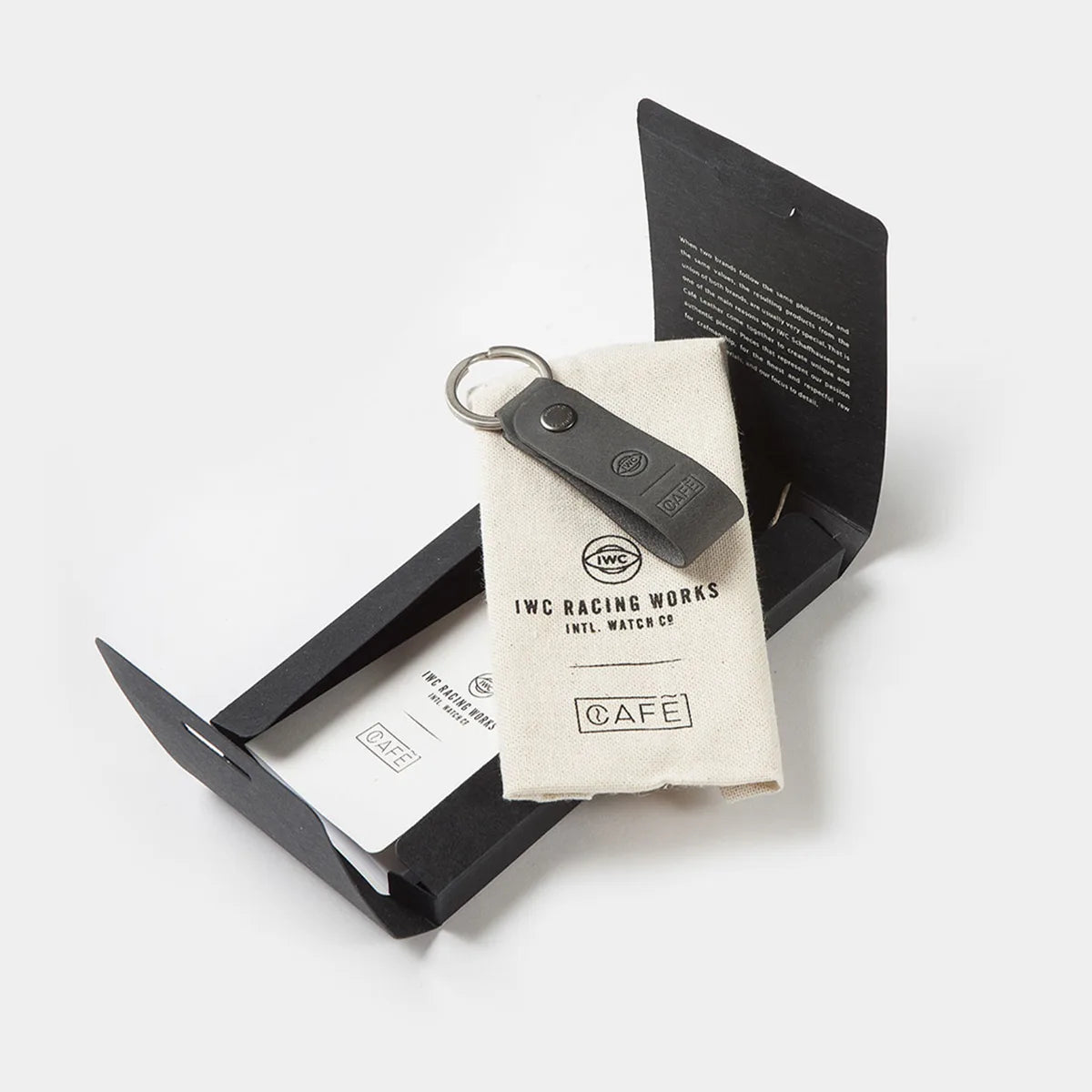 IWC x CAFÉ Key Chain - Burgundy