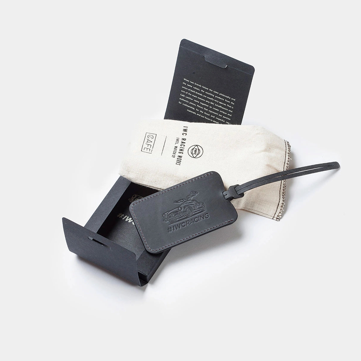 luggage tag grey iwc