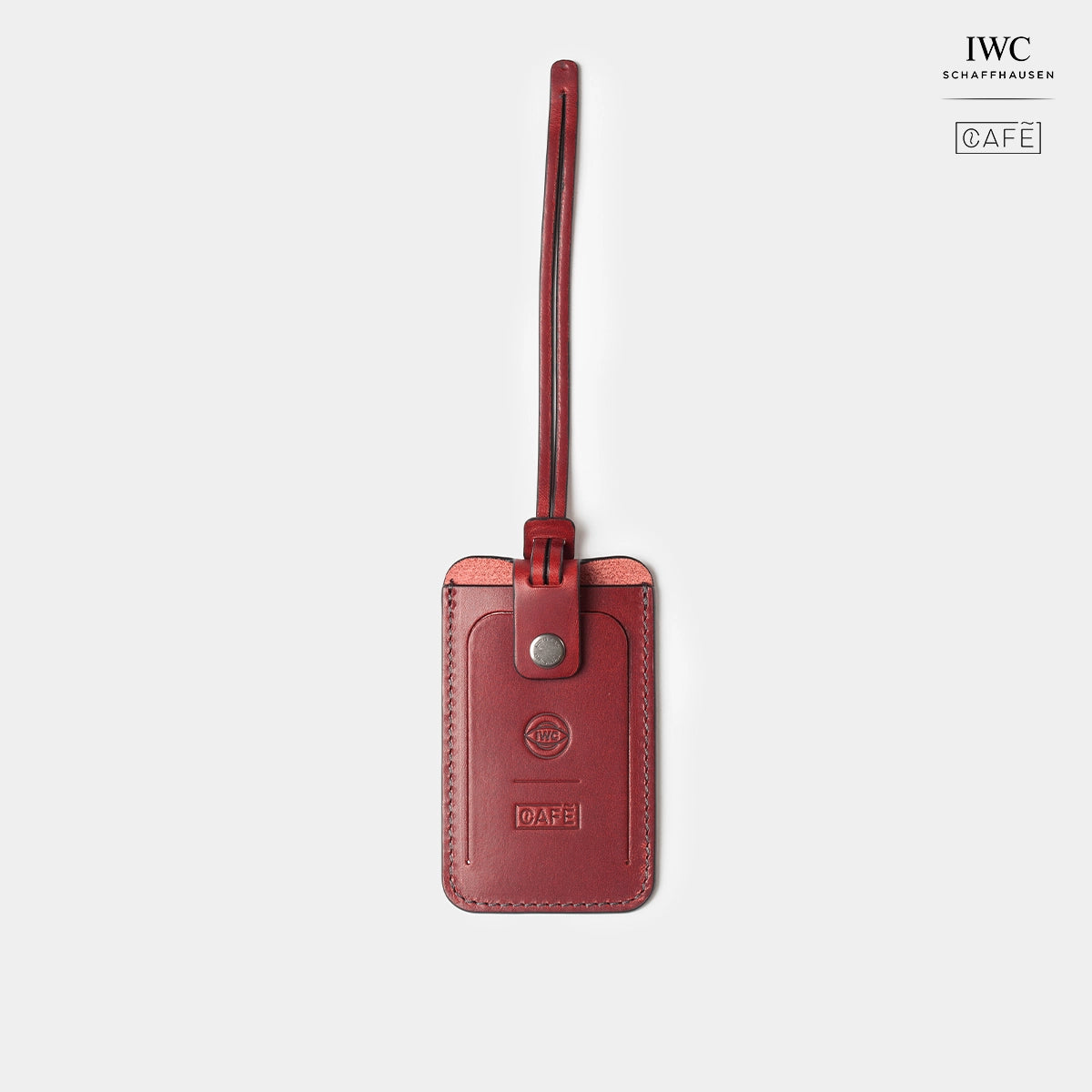 iwc luggage tag red