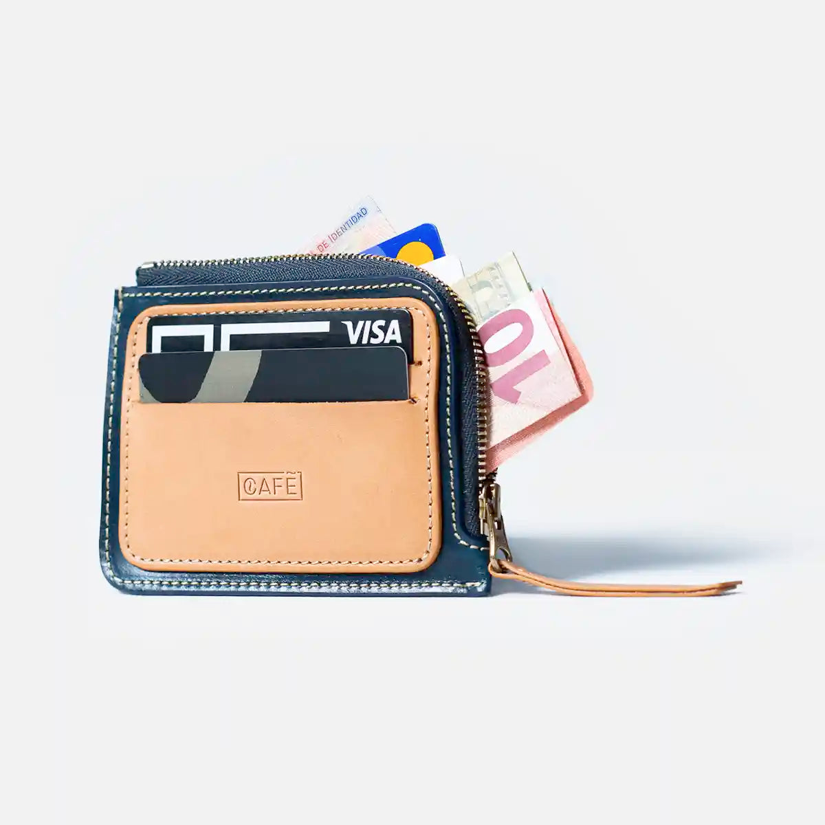 Leather Zip Wallet
