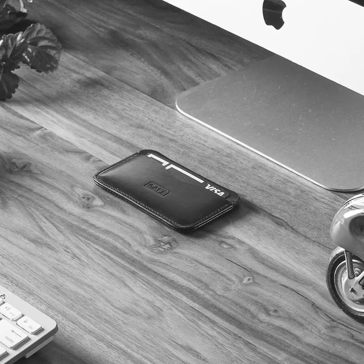 Leather Card holder Panama - Roasted