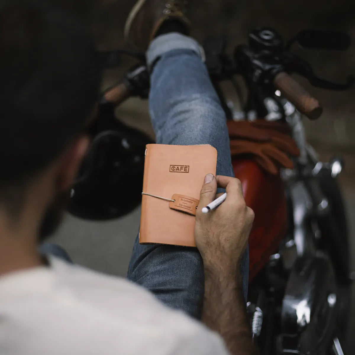 leather travel notebook a6