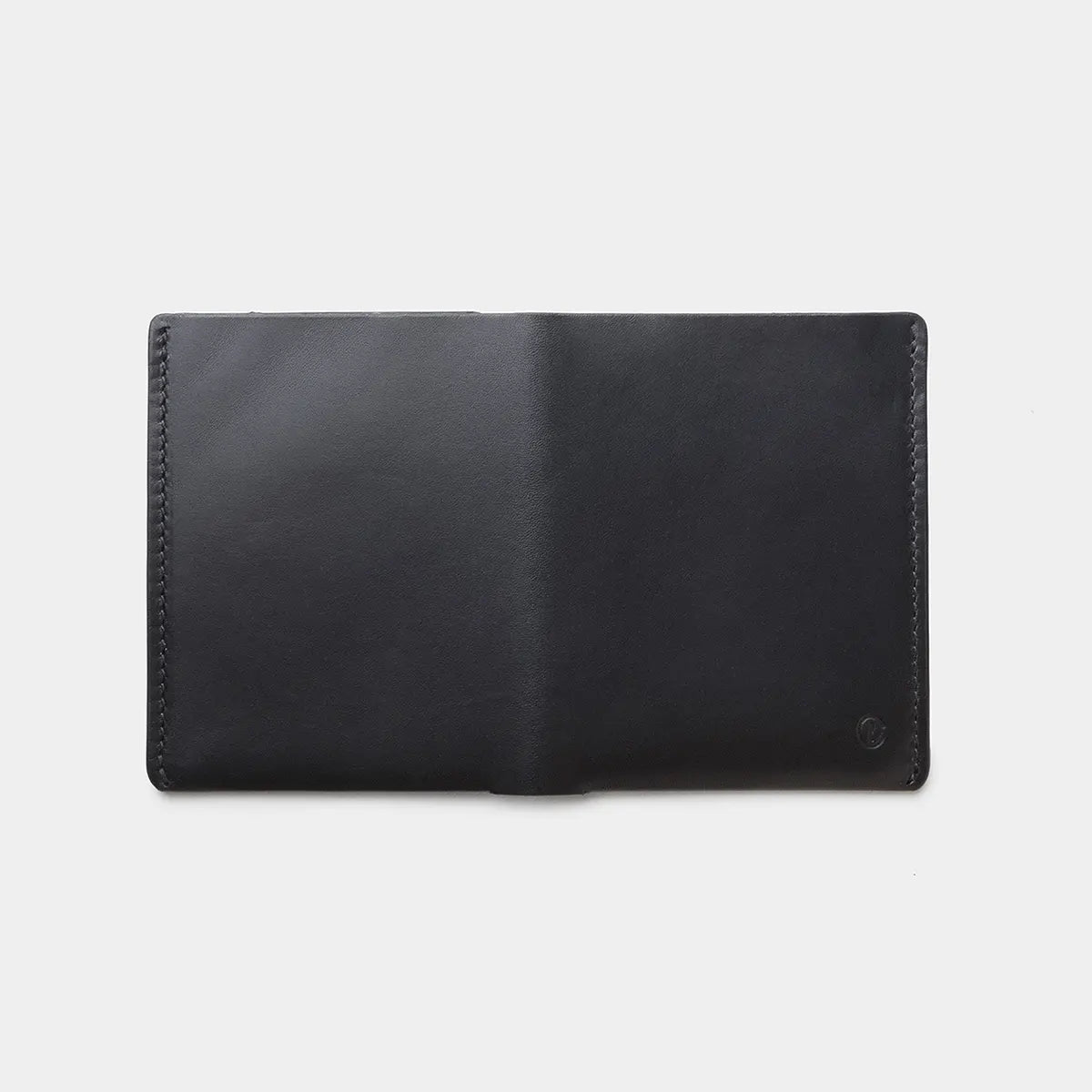 Ultra Slim Leather Wallet Jamaica - Black