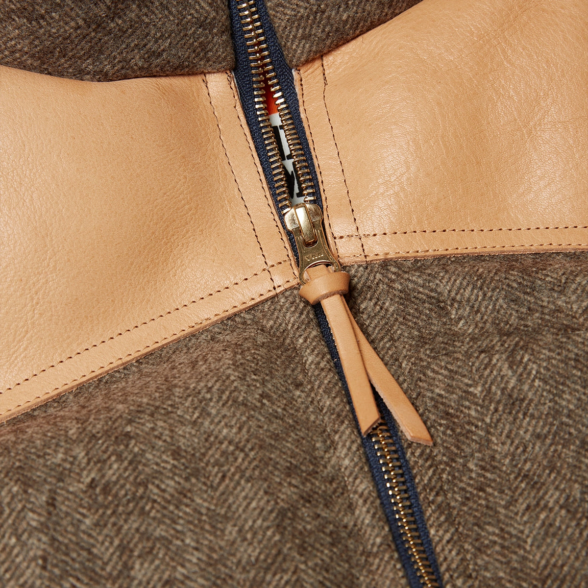 leather vest detail front