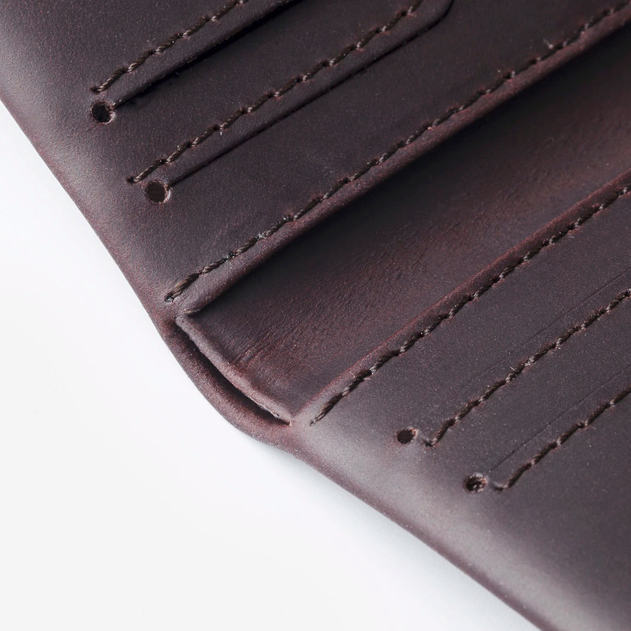 Slim Leather Wallet Costa Rica - Black Coffee