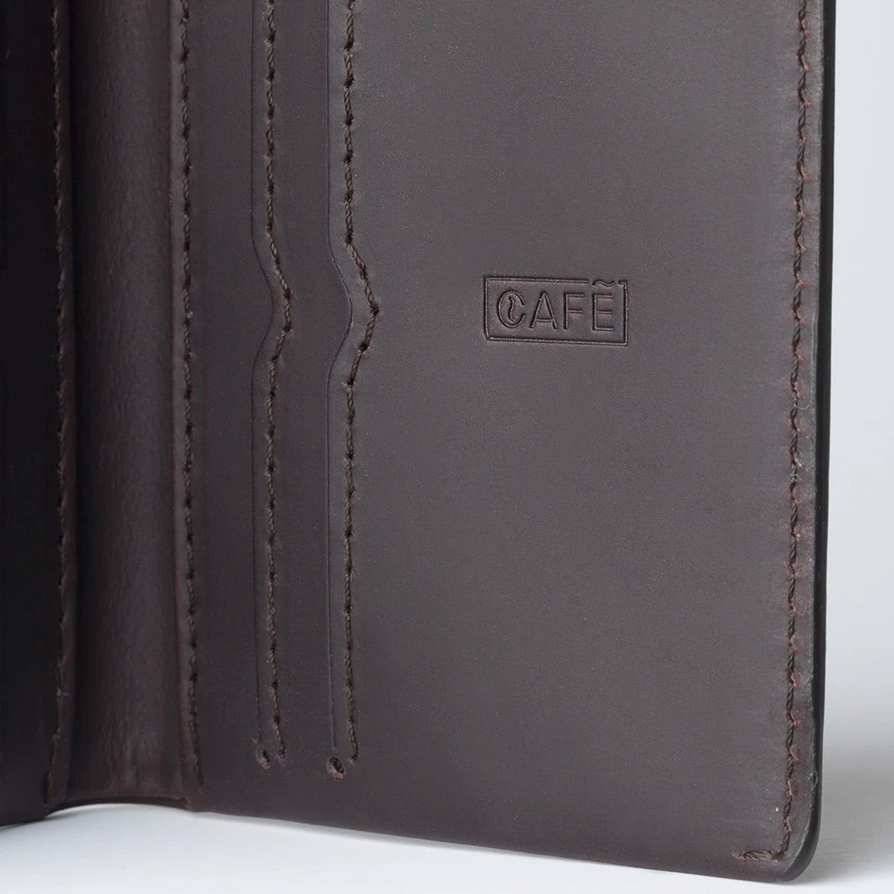 Slim Leather Wallet Costa Rica - Black Coffee