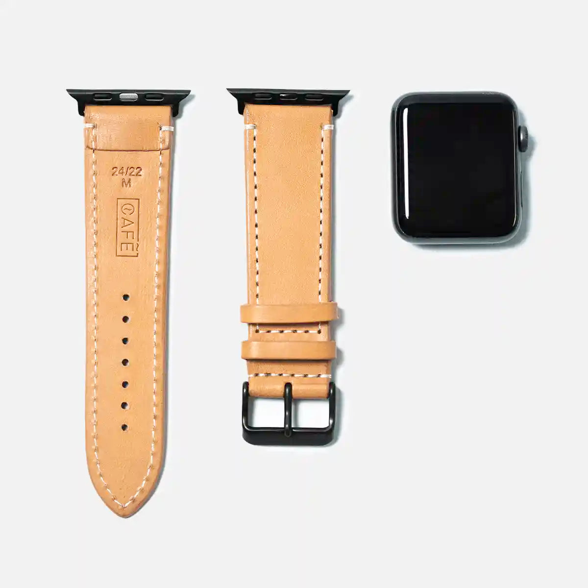 Leather iWatch Strap in Natural