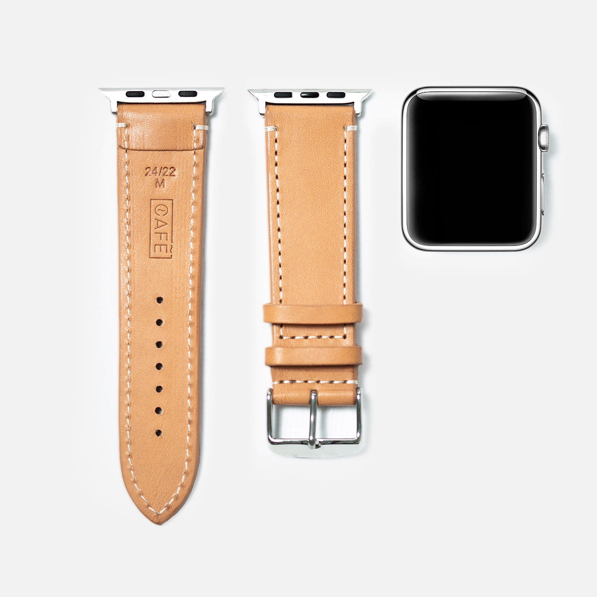 Leather iWatch Strap in Natural