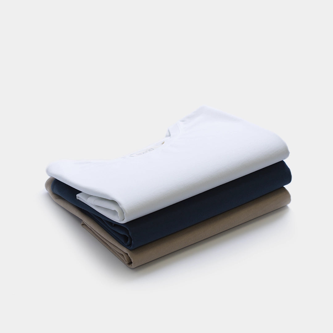 Organic Cotton Tee Pack Folded