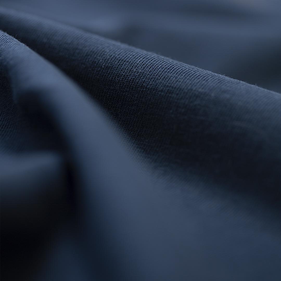 organic heavy bag tee navy texture