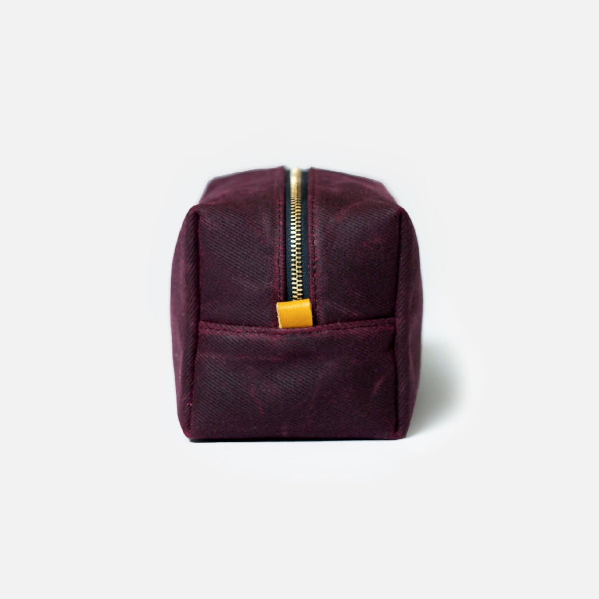 Toiletry Bag in Burgundy & Eggplant