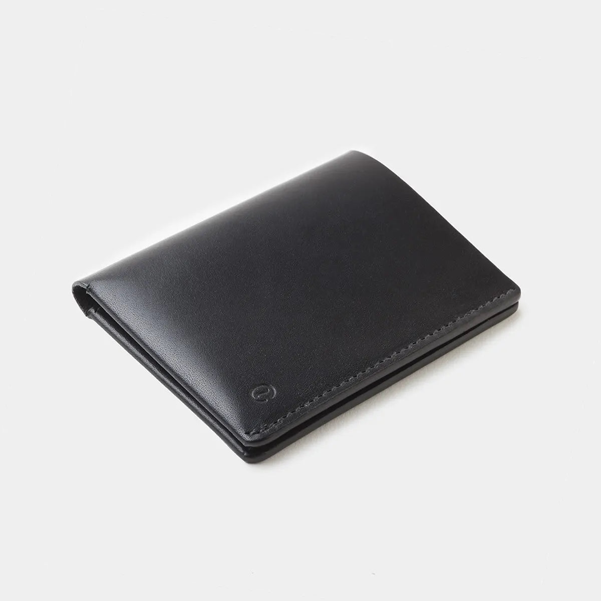 Ultra Slim Leather Wallet Jamaica - Black
