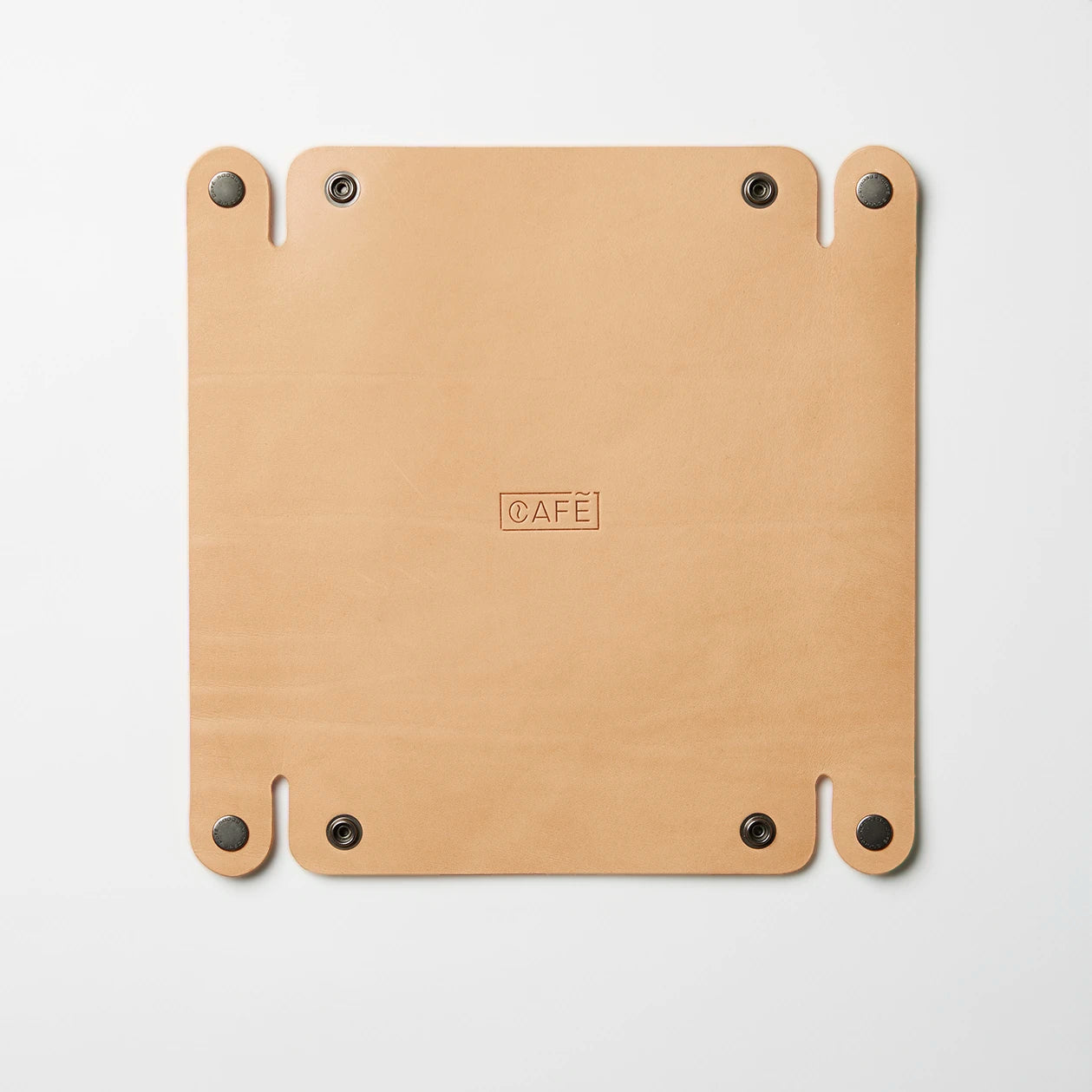 Leather Valet Tray in Natural