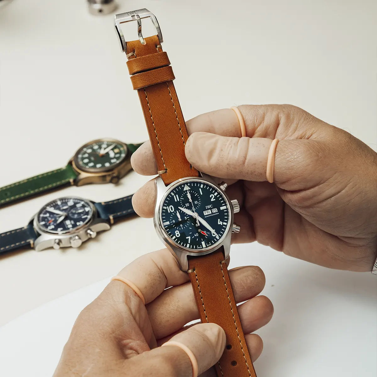 leather watch strap