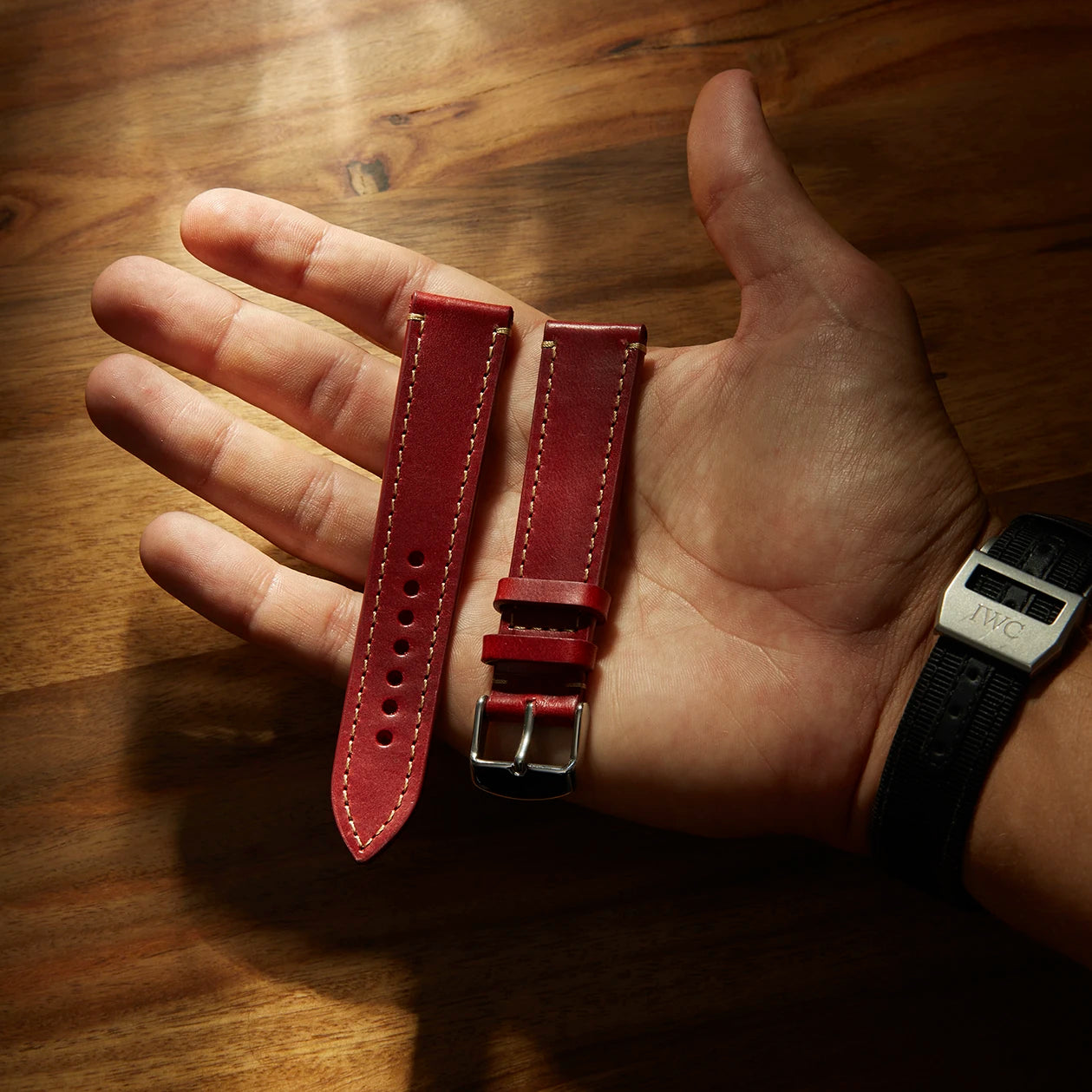 watch strap red